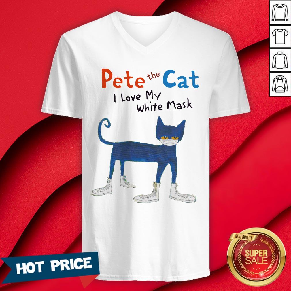 Pete The Cat I Love My White Mask Shirt