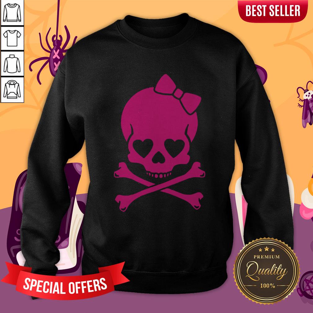 Pink Skull Cute Day Of The Dead Shirt