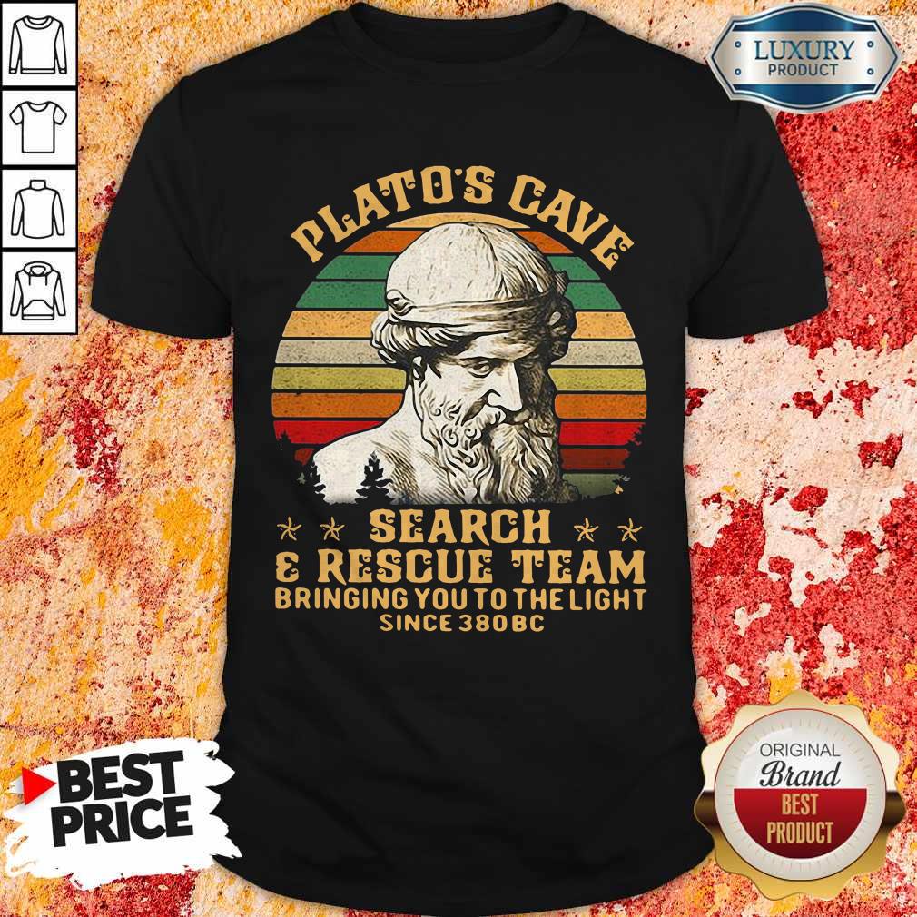 Platos Cave Search And Rescue Team Vintage Shirt