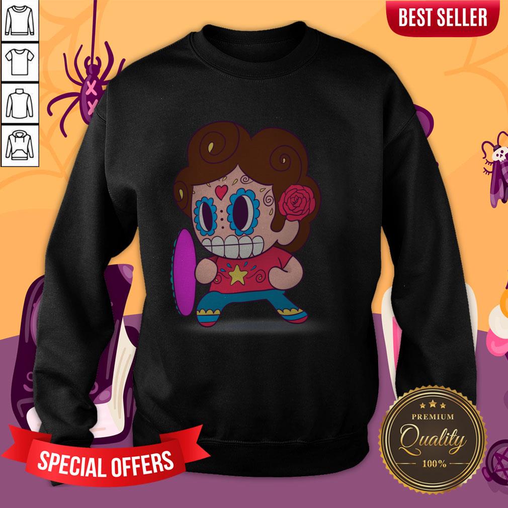 Plucky Lil Kid Muerto Sugar Skulls Day Of The Dead Shirt