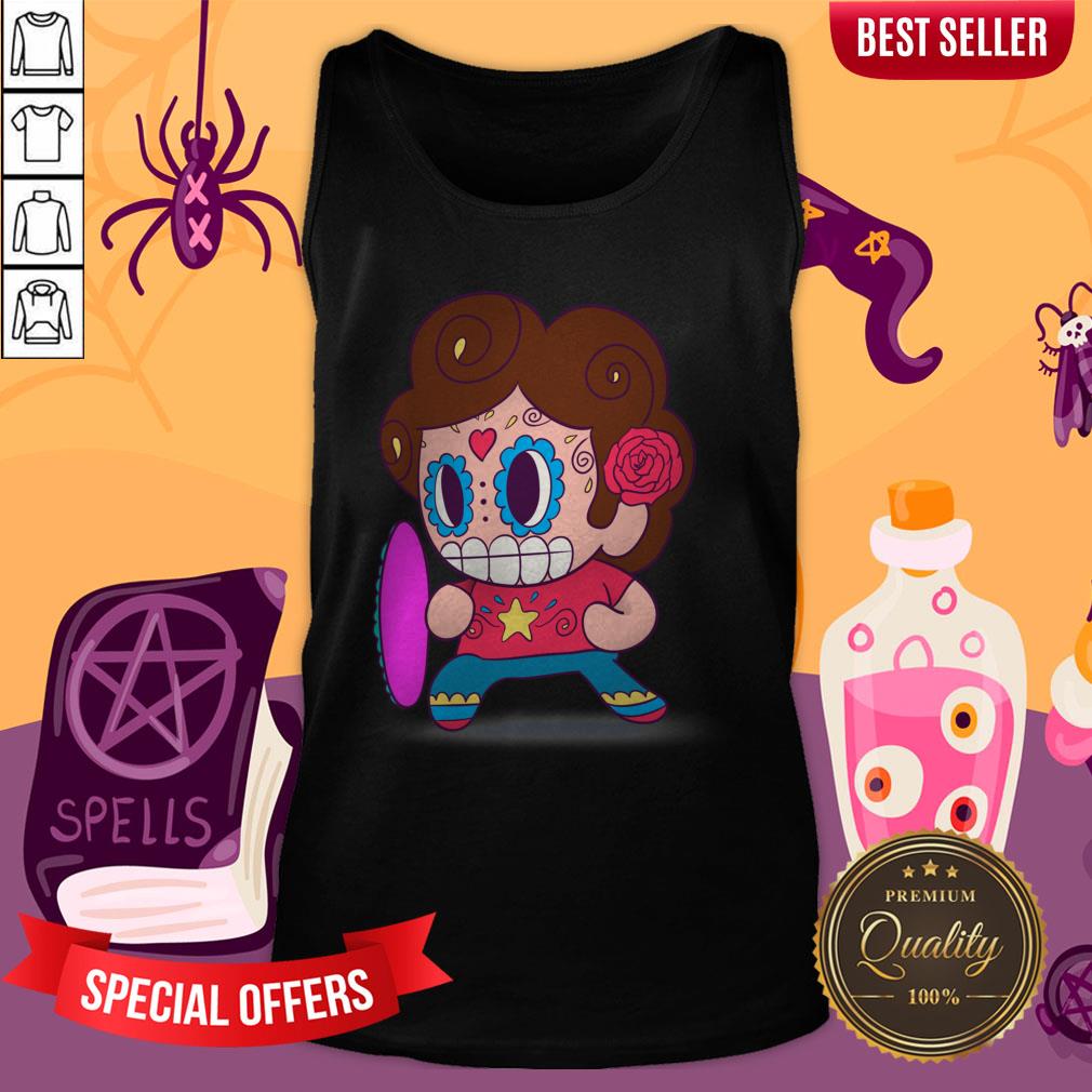 Plucky Lil Kid Muerto Sugar Skulls Day Of The Dead Shirt