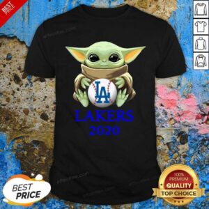 Nice Baby Yoda Hug Los Angeles Lakers 2020 Shirt