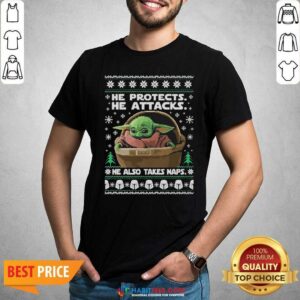 Funny Star Wars The Mandalorian Baby Yoda Ugly Christmas Shirt