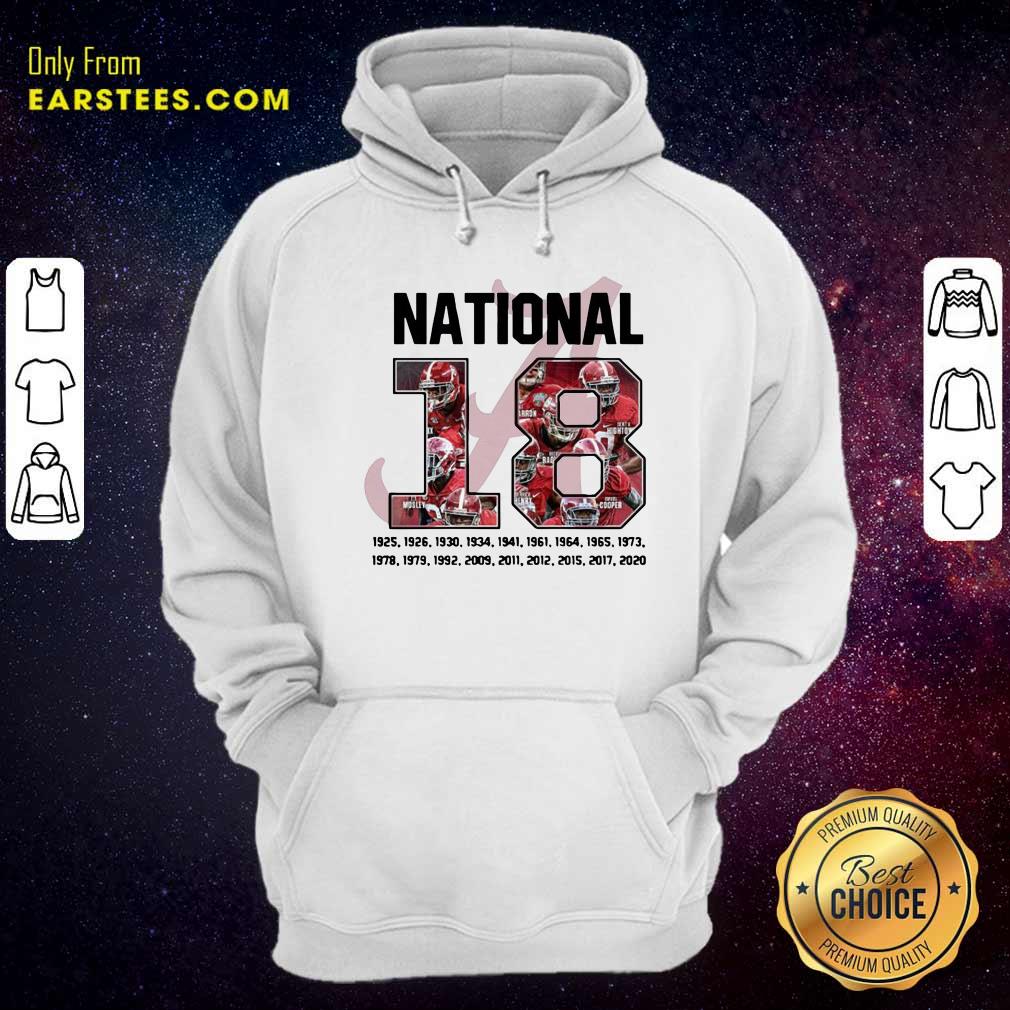 Premium 18 Time National Alabama Crimson Tide Shirt