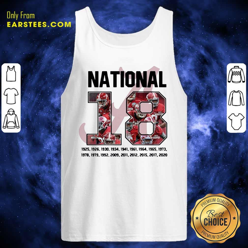 Premium 18 Time National Alabama Crimson Tide Shirt
