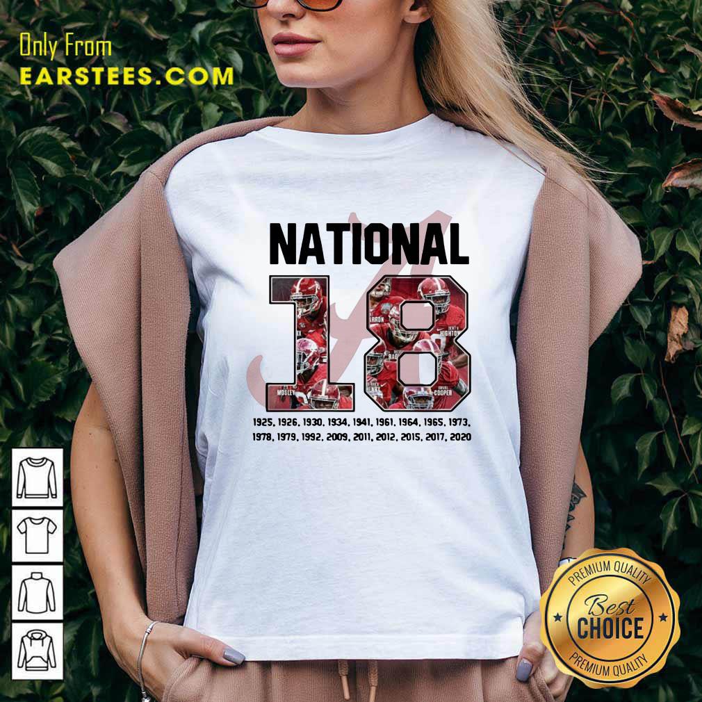 Premium 18 Time National Alabama Crimson Tide Shirt