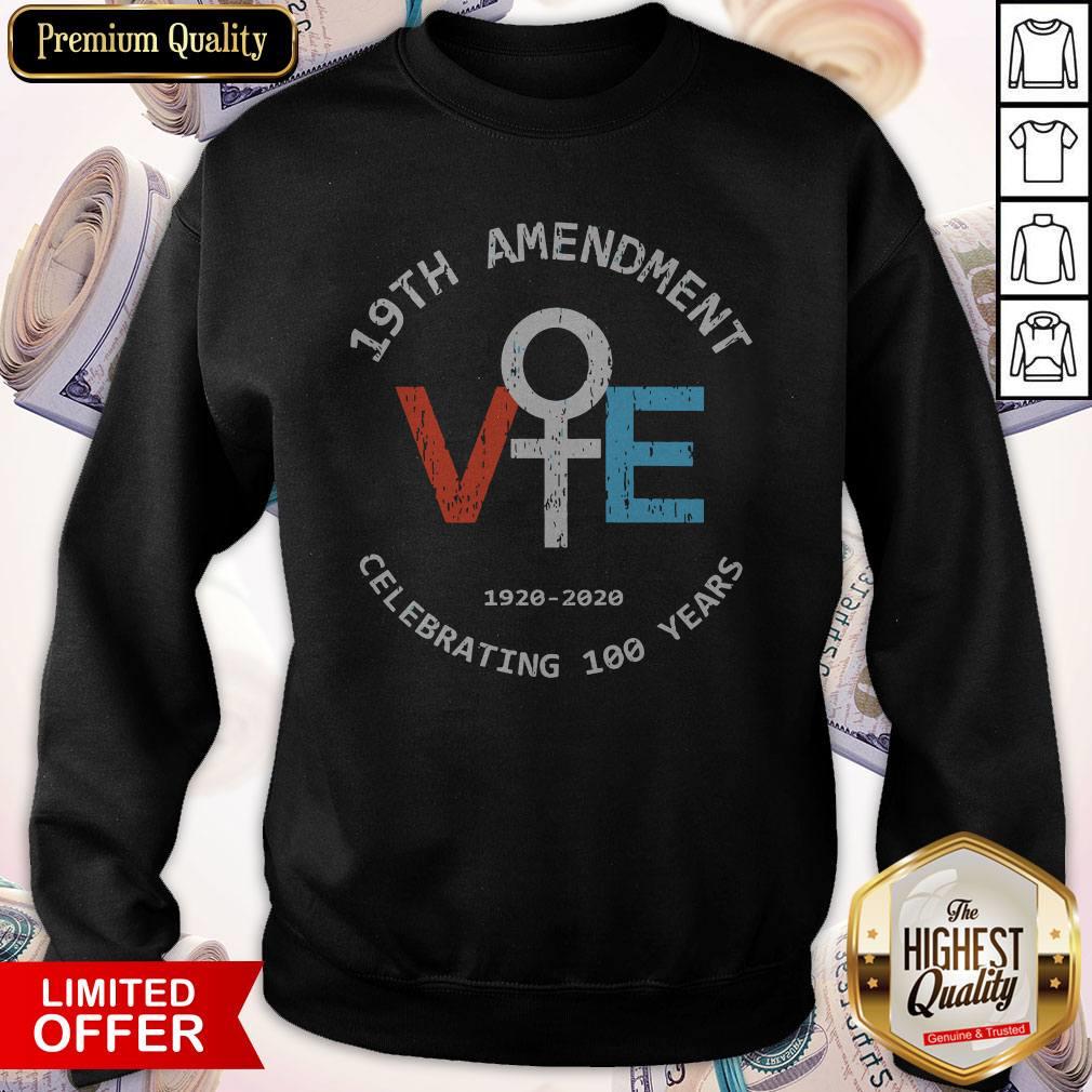 Premium 19th Amendment 1920-2020 Celebrating 100 Years Shirt