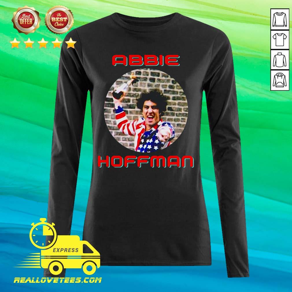 Premium Abbie Hoffman In His American Flag Shirt