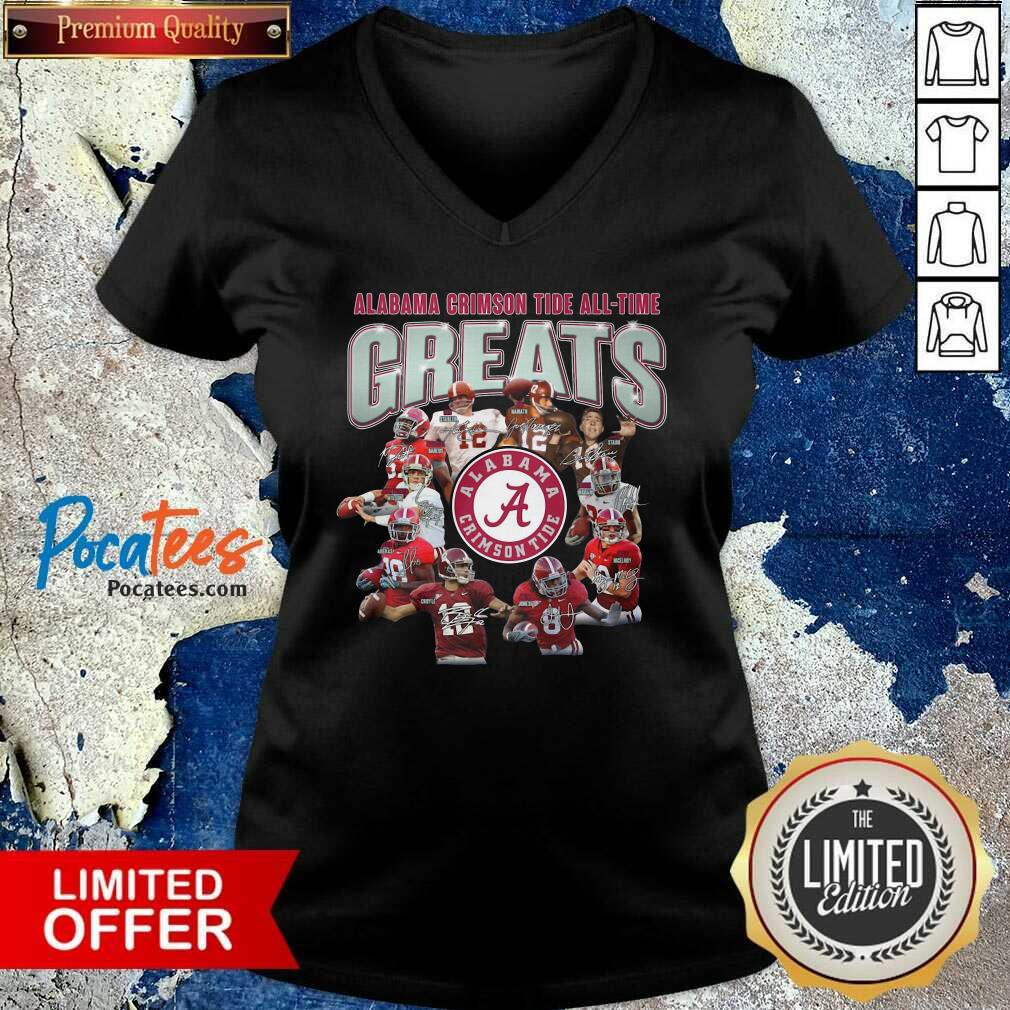Premium Alabama Crimson Tide All Time Greats Signatures Shirt