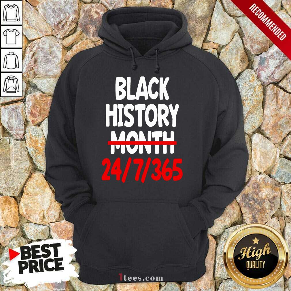 Premium Black History Month 24 7 365 Quote Shirt