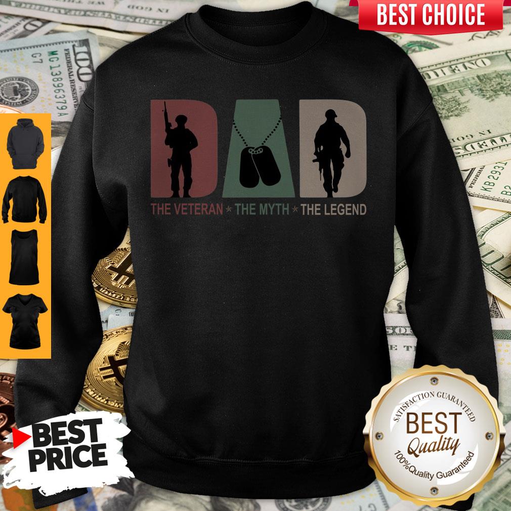 Premium Dad The Veteran The Myth The Legend Shirt
