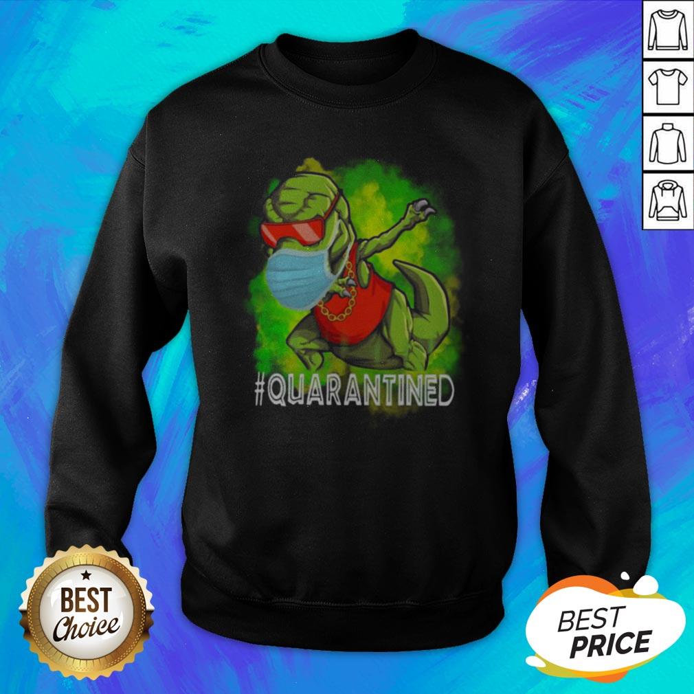 Premium Dinosaur Wear Mask Quarantined Shirt