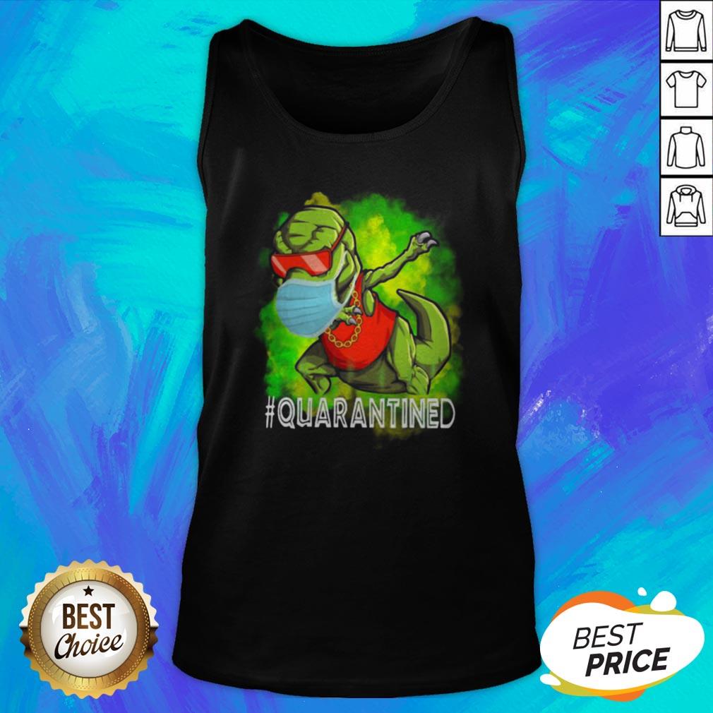 Premium Dinosaur Wear Mask Quarantined Shirt