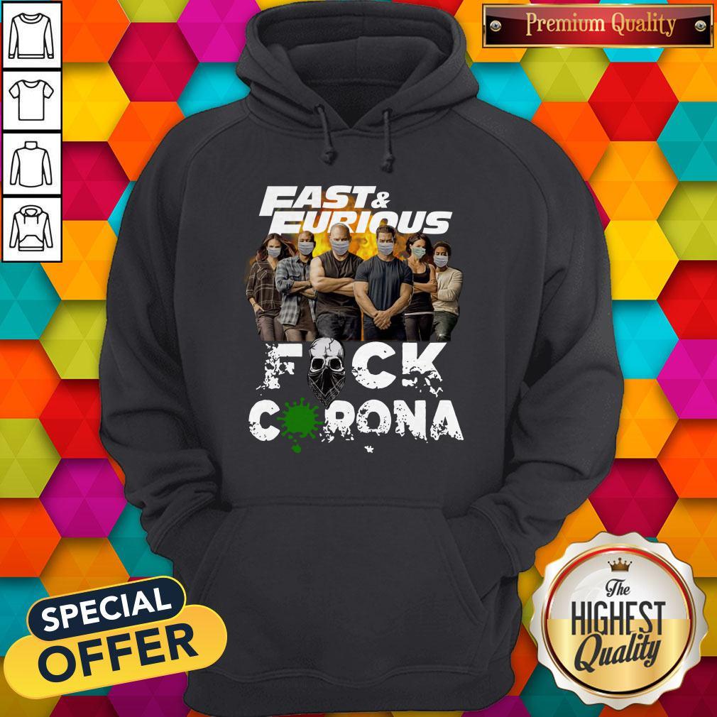 Premium Fast & Furious Face Mask Fuck Corona Shirt