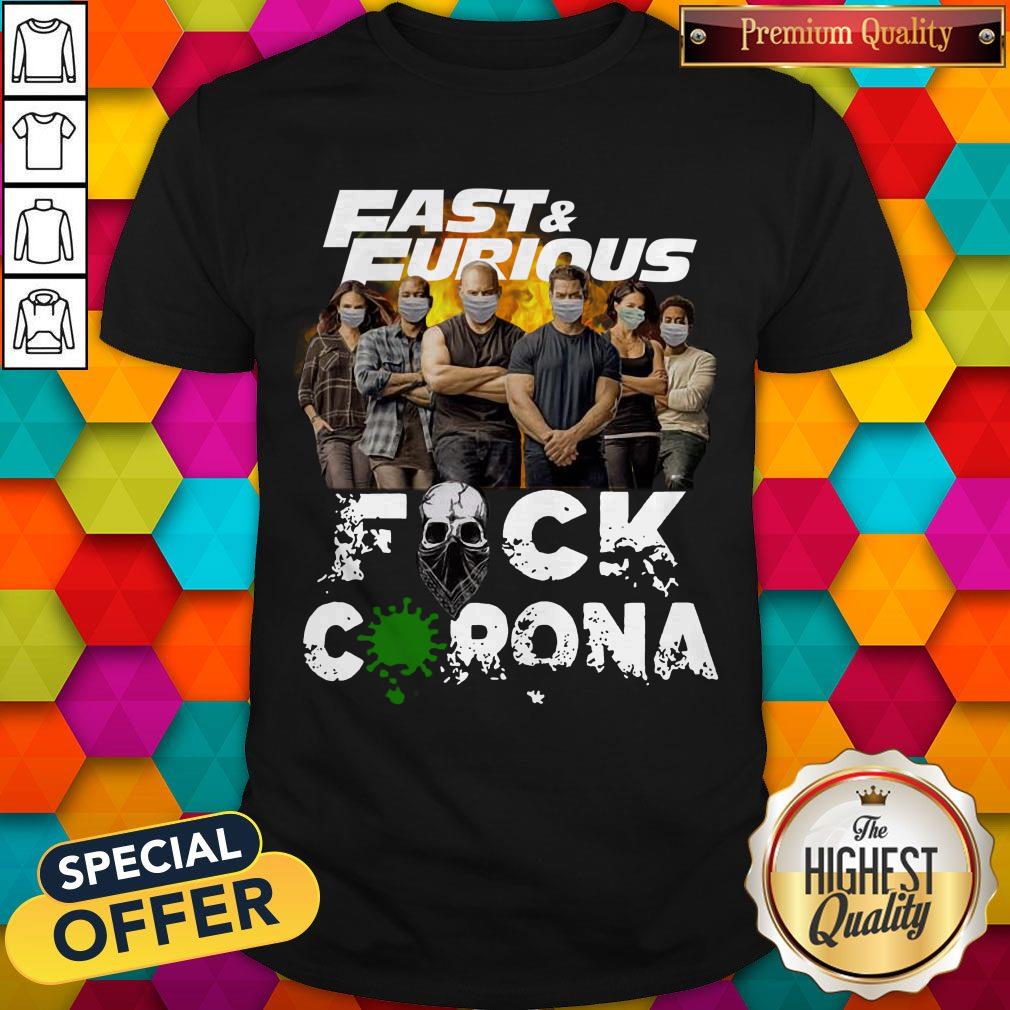 Premium Fast & Furious Face Mask Fuck Corona Shirt