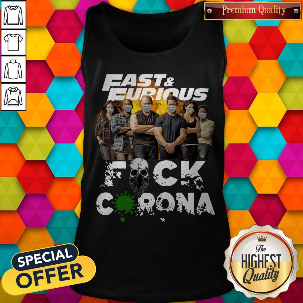 Premium Fast & Furious Face Mask Fuck Corona Shirt