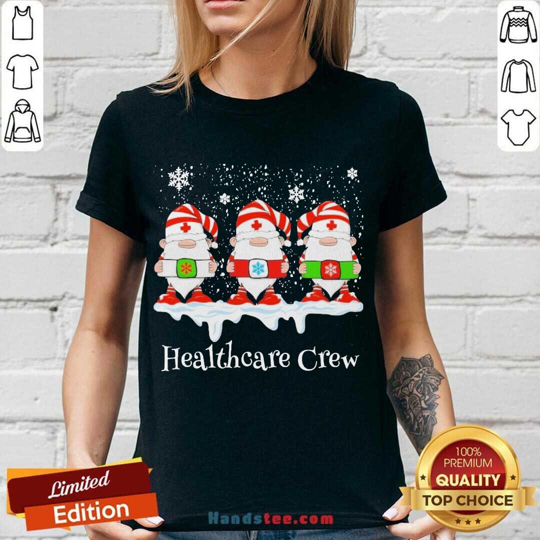Premium Gnome Nurse Healthcare Crew Merry Christmas 2020 Shirt