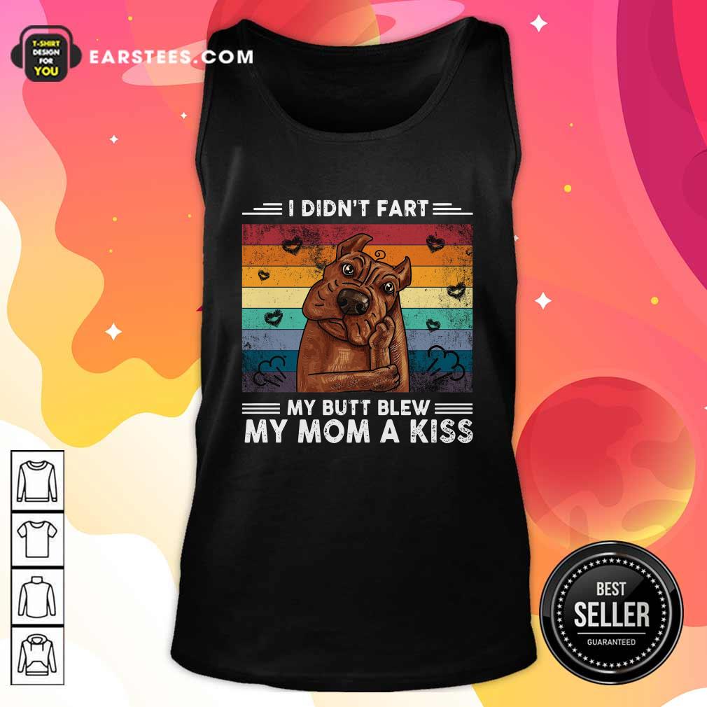 Premium I Didn’t Fart My Butt Blew My Mom A Kiss Vintage Retro Shirt