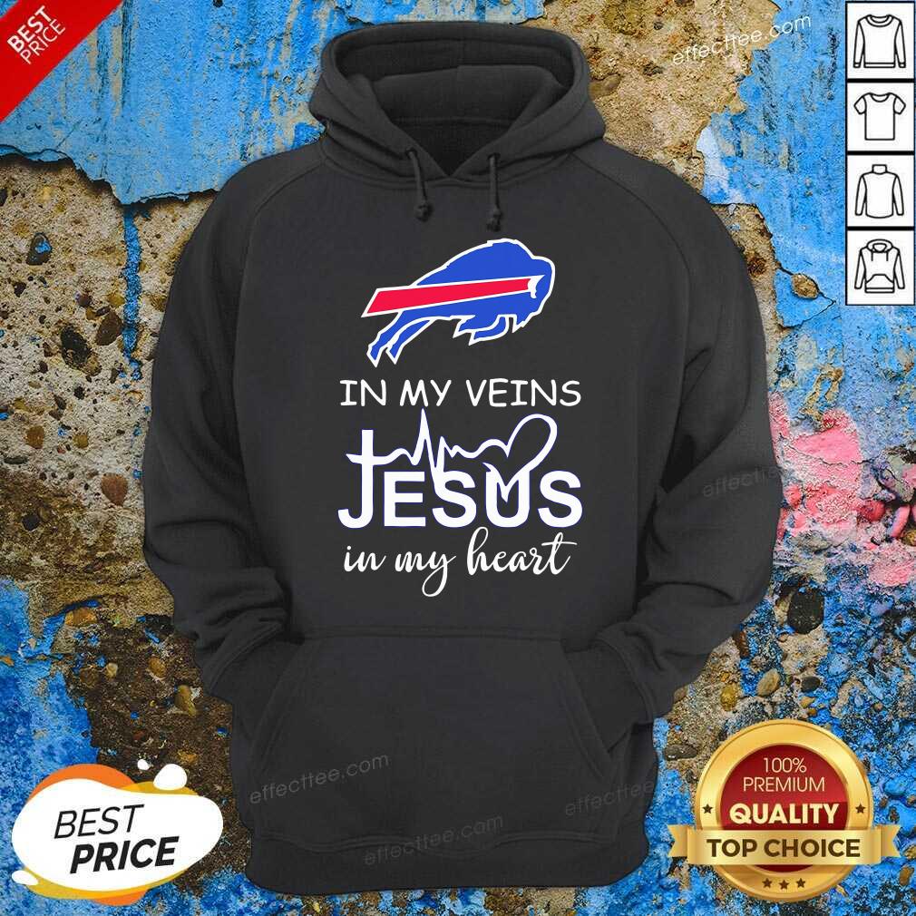 Premium In My Veins Jesus In My Heart Buffalo Bills Shirt
