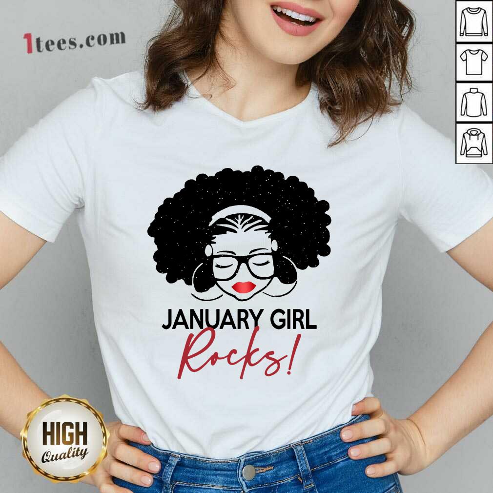 Premium January Girl Rocks Shirt