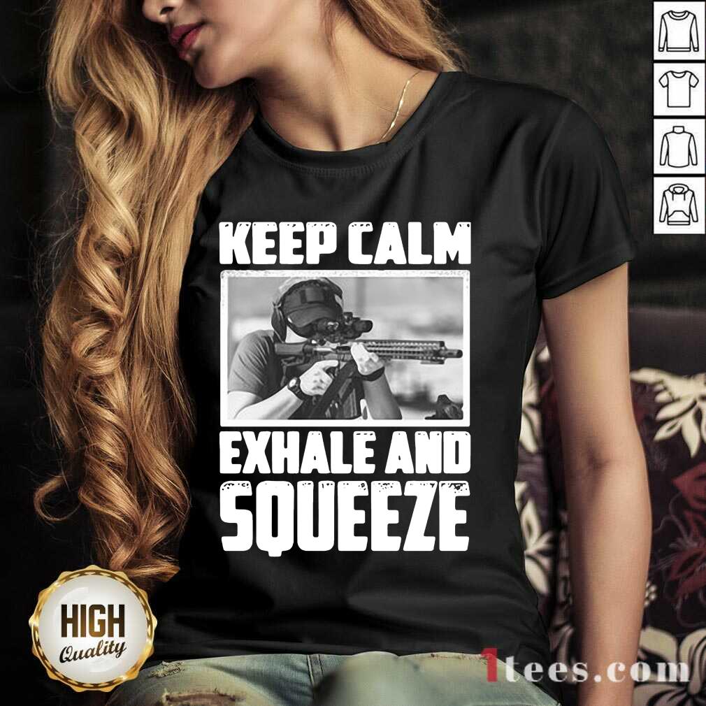 Premium Keep Calm Exhale And Squeeze Shirt