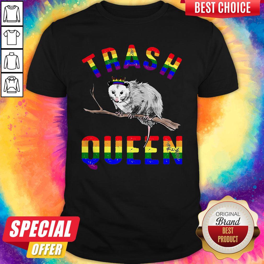 Premium LGBT Opossum Trash Queen Shirt