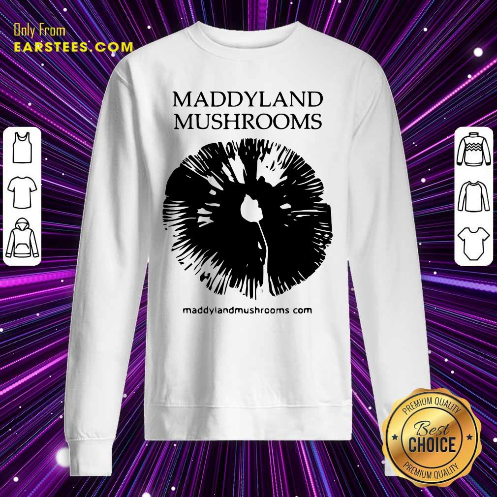 Premium Maddyland Mushrooms With Black Image Shirt