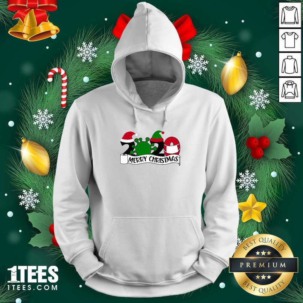 Premium Merry Christmas 2020 Santa Elf Coronavirus Shirt