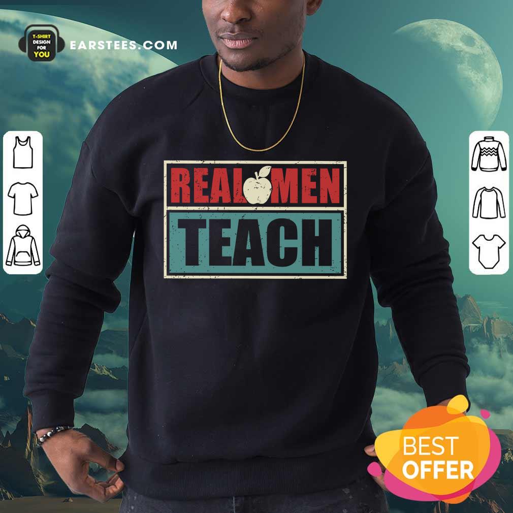 Premium Real Men Teach Apple Vintage Shirt
