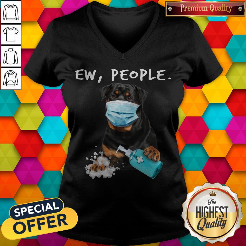 Premium Rottweiler Face Mark Ew People Shirt