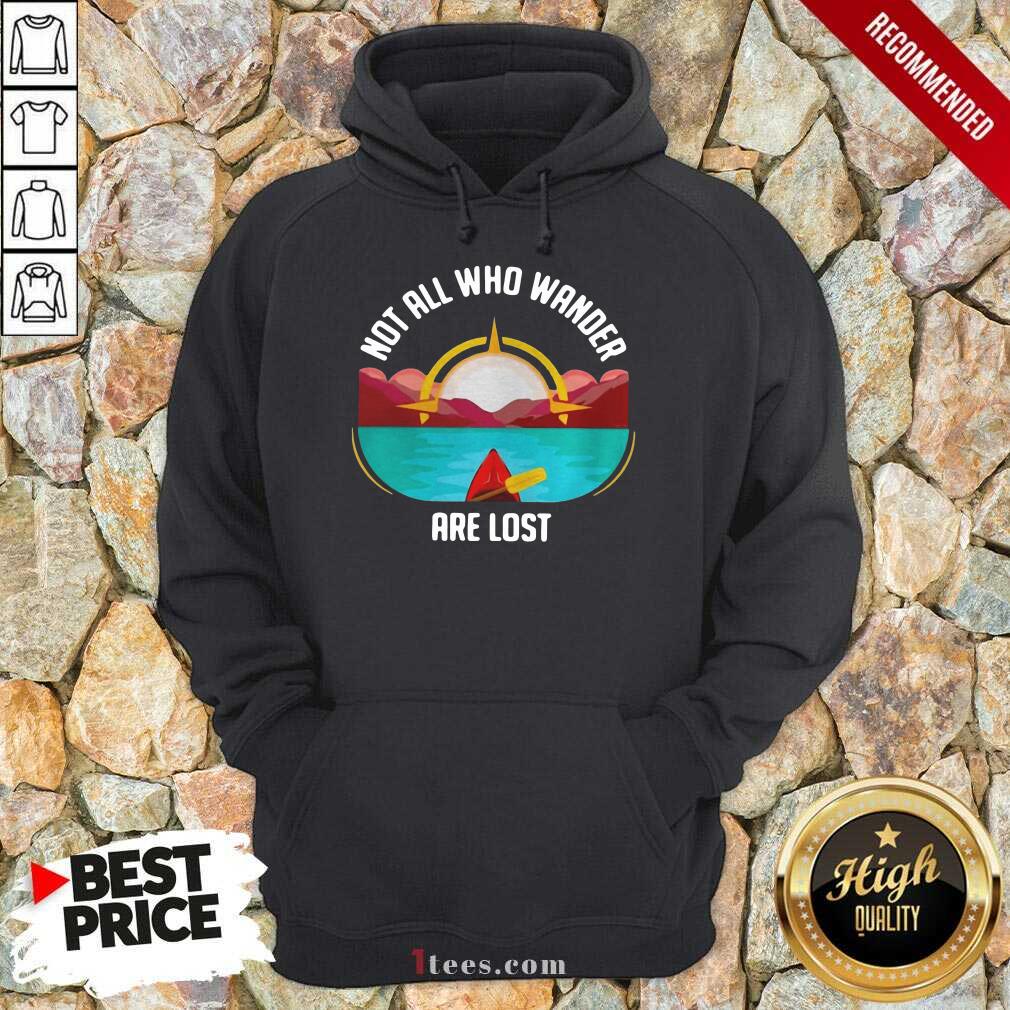 Premium Rowing Not All Who Wander Are Lost Shirt