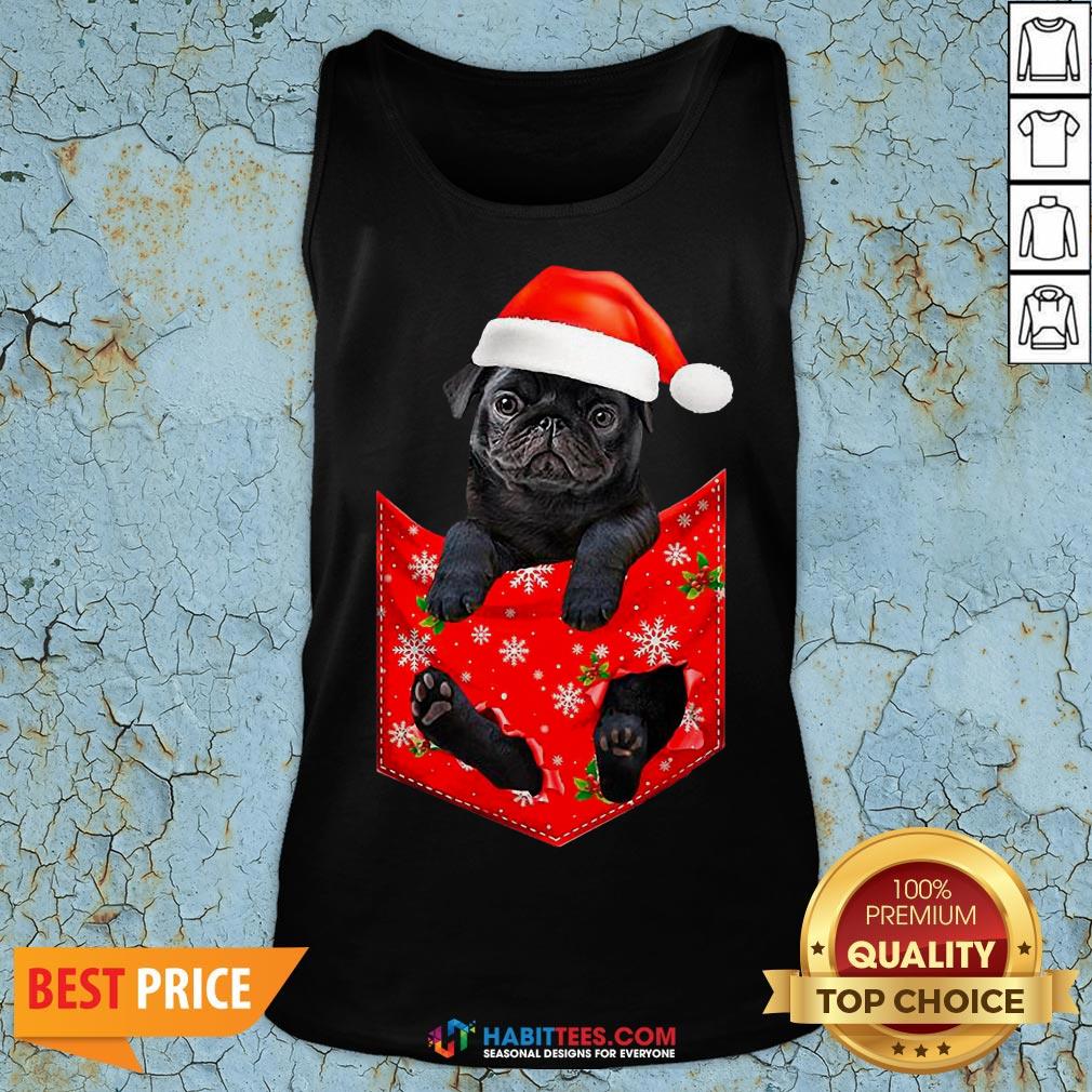 Premium Santa Pug Merry Christmas Shirt
