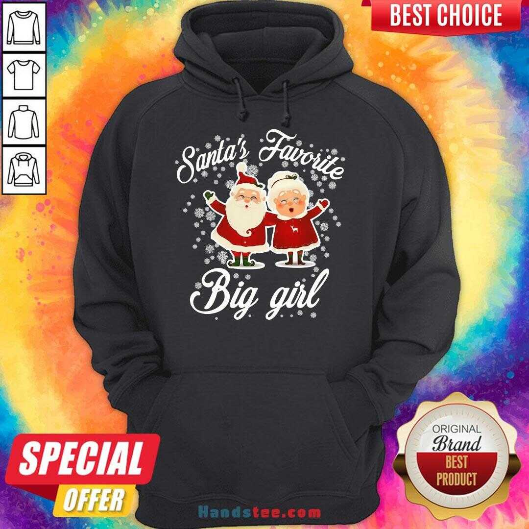 Premium Santa’s Favorite Big Girl Christmas Shirt