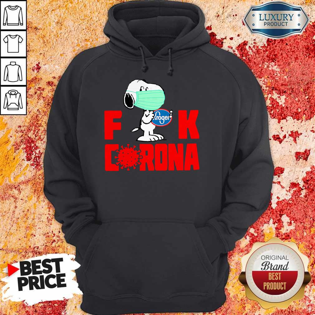 Premium Snoopy Face Mask Hug Kroger Fuck Coronavirus Shirt