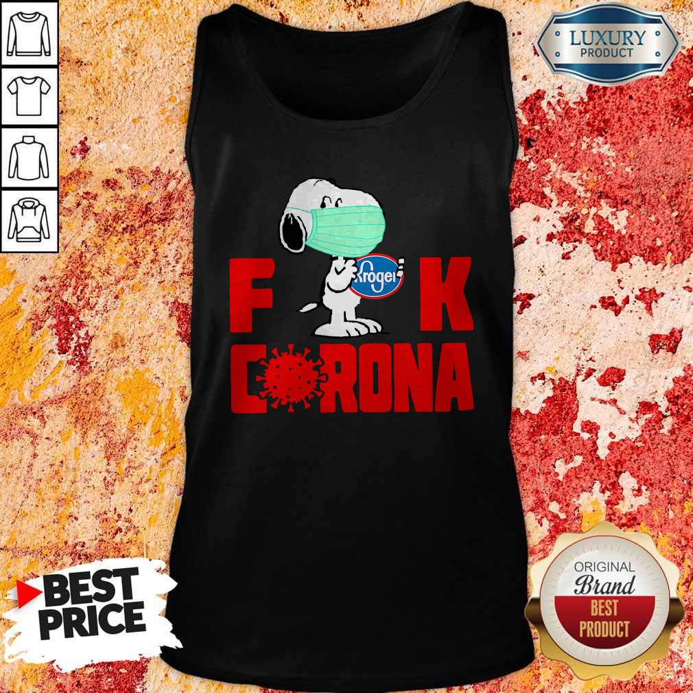 Premium Snoopy Face Mask Hug Kroger Fuck Coronavirus Shirt