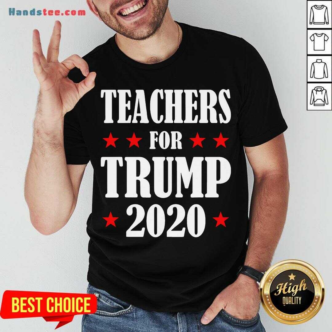 Premium Teachers Vote For Donald Trump 2020 Shirt