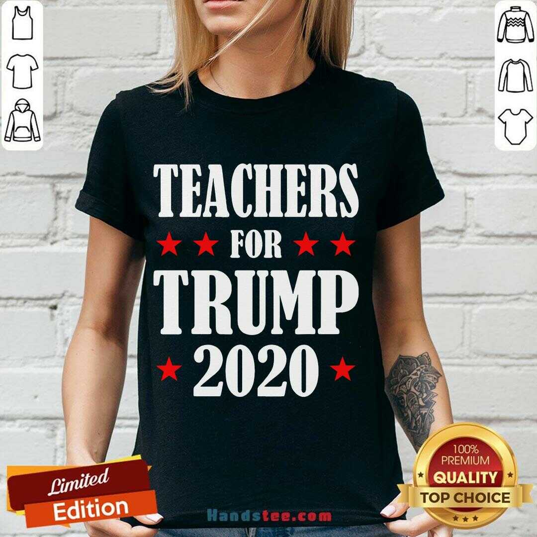 Premium Teachers Vote For Donald Trump 2020 Shirt