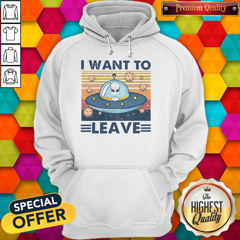 Premium UFO I Want To Leave Vintage Shirt