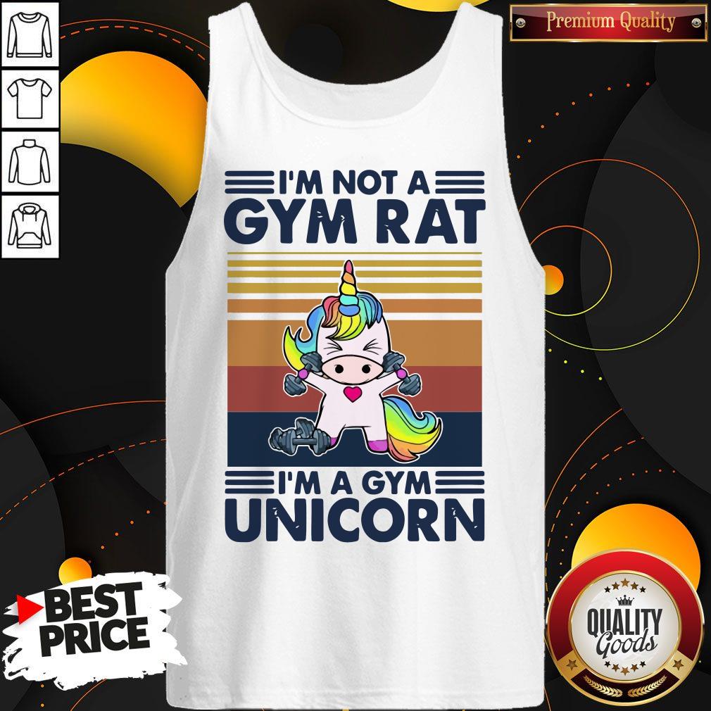 Premium Unicorn I’m Not A Gym Rat I’m A Gym Unicorn Vintage Shirt