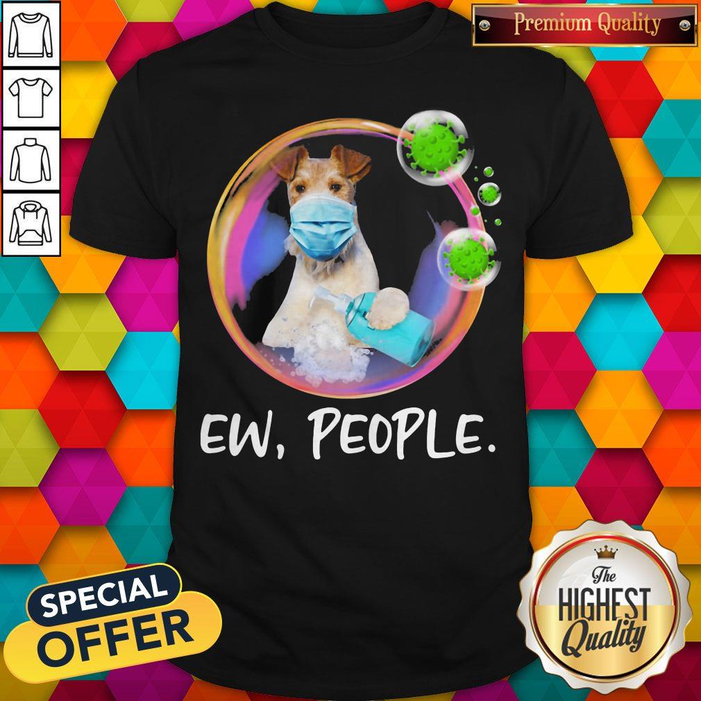 Premium Wire Fox Terrier Safety Bubble Face Mask Ew People Shirt