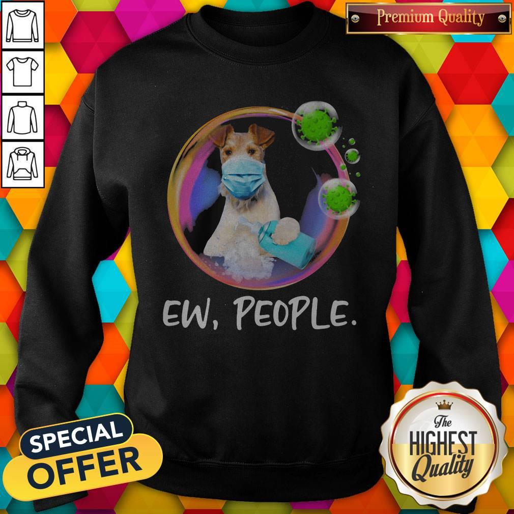 Premium Wire Fox Terrier Safety Bubble Face Mask Ew People Shirt