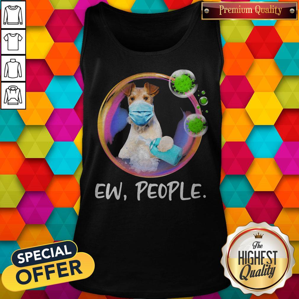 Premium Wire Fox Terrier Safety Bubble Face Mask Ew People Shirt