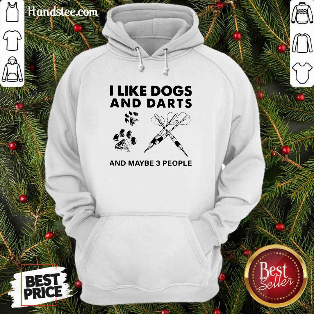 Pretty 1 I Like Dogs And Darts Shirt