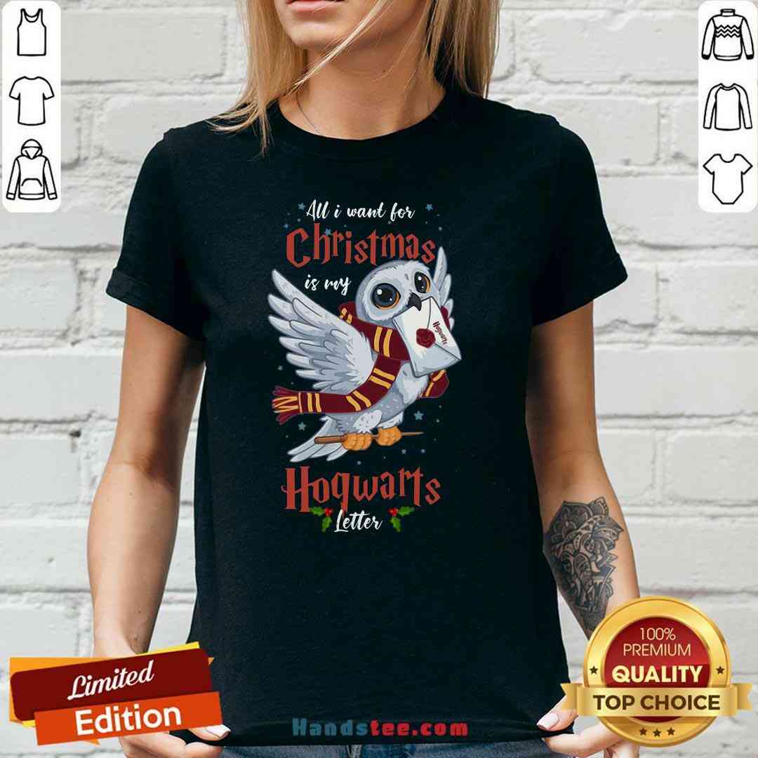 Pretty All I Want For Christmas Is My Hogwarts Letter Shirt