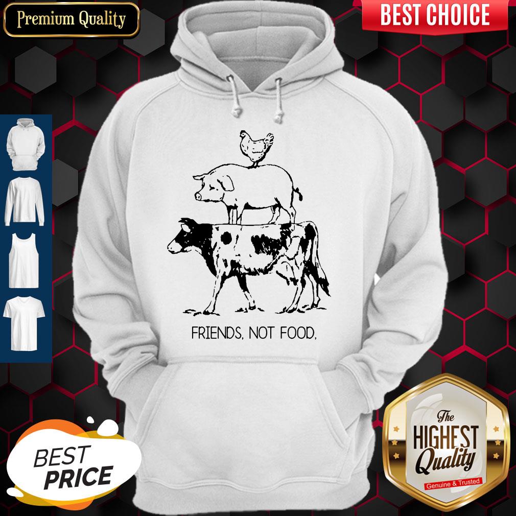 Pretty Animal Chicken Pig Cow Friends Not Food Shirt
