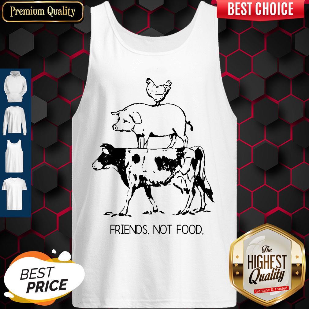 Pretty Animal Chicken Pig Cow Friends Not Food Shirt