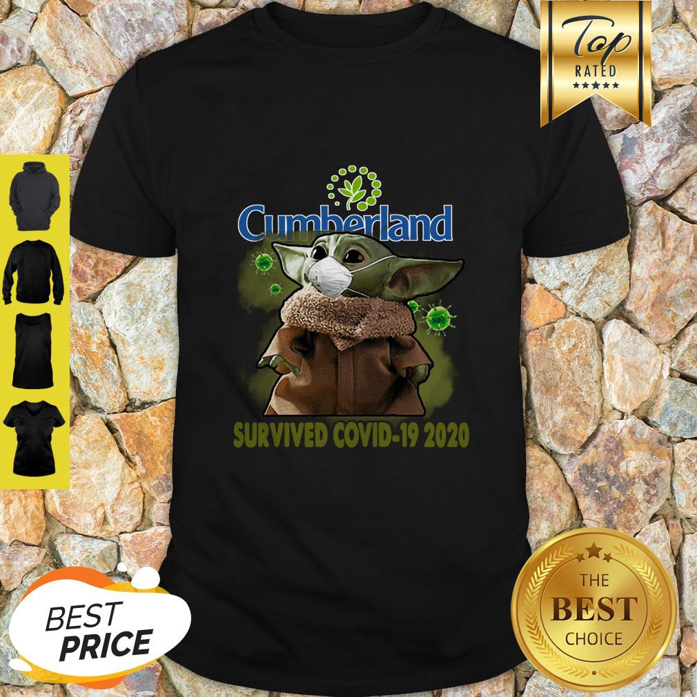 Pretty Baby Yoda Cumberland Farms Survived Covid-19 2020 Shirt