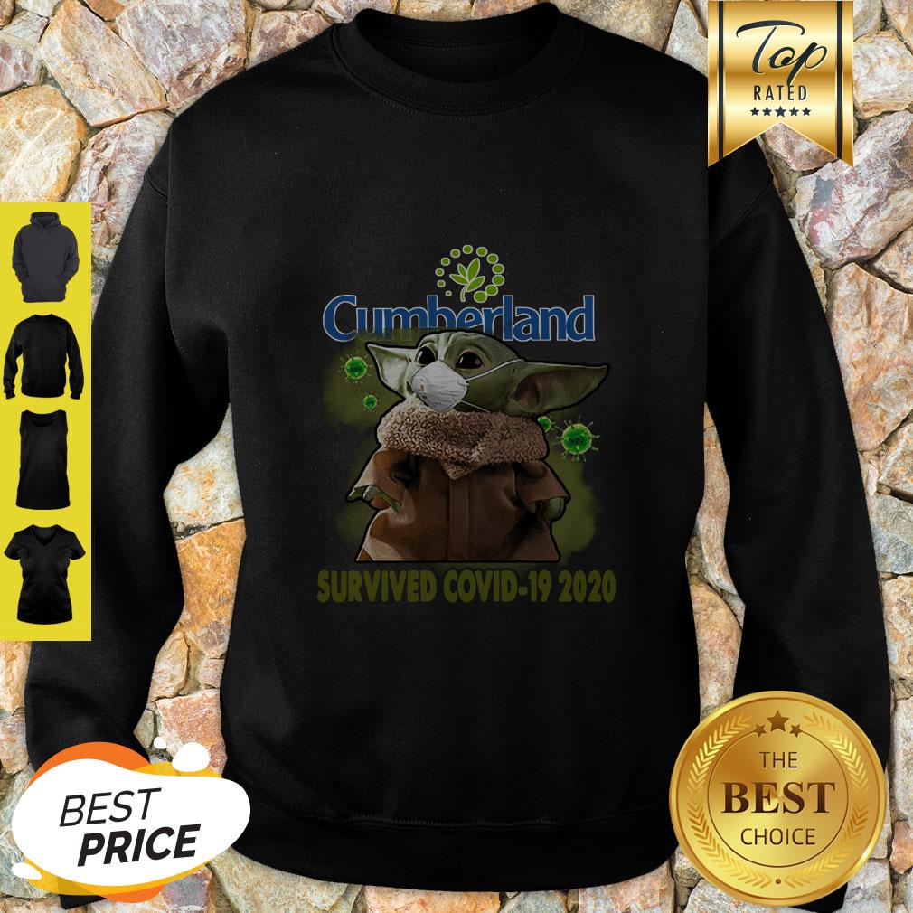 Pretty Baby Yoda Cumberland Farms Survived Covid-19 2020 Shirt