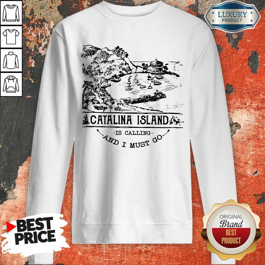 Pretty Camping2801 Catalina Island Is Calling And I Must Go Shirt
