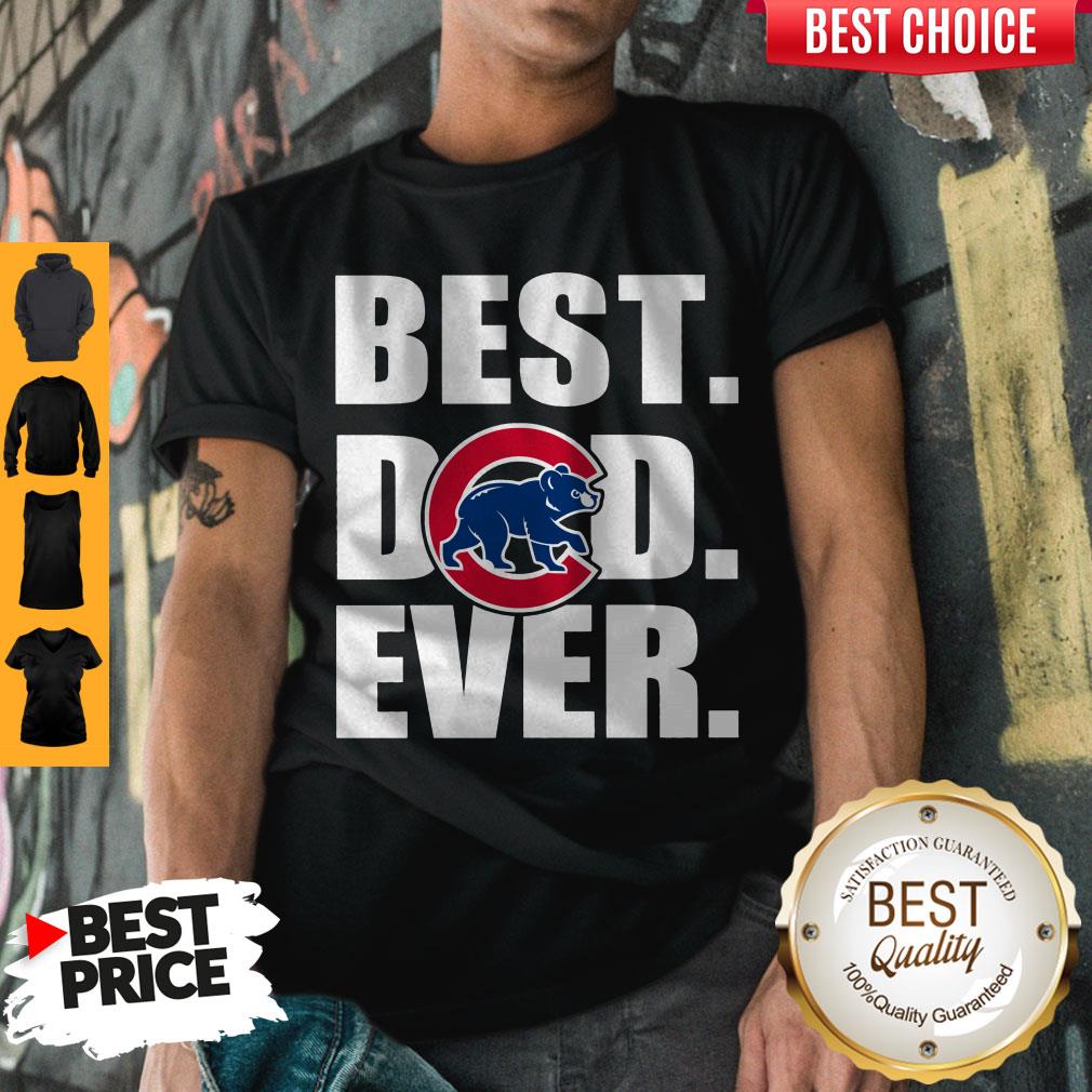 Pretty Chicago Cubs Best Dad Ever Shirt